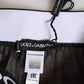 Dolce & Gabbana Black Floral Print High Waist Panty  Underwear