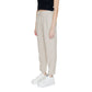 Only Beige Linen Casual Pants