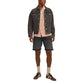 Jack Jones Black Cotton Bermuda Shorts