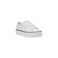 Calvin Klein Jeans Black And White Leather Platform Sneakers