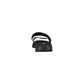 Calvin Klein Jeans Black Leather Flat Sandals