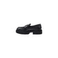 Armani Exchange Black Leather Platform Pumps