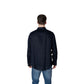 Armani Exchange Blue Linen Dress Shirt