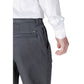 Armani Exchange Blue Cotton Bermuda Shorts