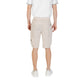 Hugo Boss Beige Polyester Bermuda Shorts
