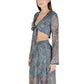 Only Blue Recycled Polyester Top