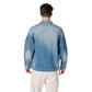 Replay Light Blue Cotton Denim Jacket