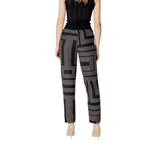 Jacqueline De Yong Black Viscose Pants