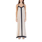 Vero Moda Beige Nylon Long Dress