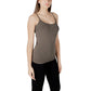 Morgan De Toi Green Cotton Tank Tops
