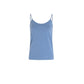 Morgan De Toi Blue Cotton Tank Tops