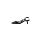 ASH Black Leather High Heel Pumps