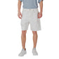 Gianni Lupo White Cotton Bermuda Shorts