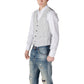 Gianni Lupo Black Linen Waistcoat