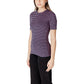 ICHI Bicolor Cotton T-Shirt