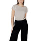 Street One Beige Polyester T-Shirt