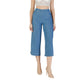 Only Blue Lyocell Cropped Pants