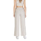 Only Beige Viscose Casual Pants
