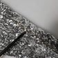 Dolce & Gabbana Silver Sequins Glitter High Heel Boot Shoes