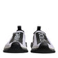 Dolce & Gabbana Black White Slip On Sorrento Sneakers Shoes