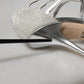 Dolce & Gabbana Silver Shimmers Sandals Heel Pumps Shoes