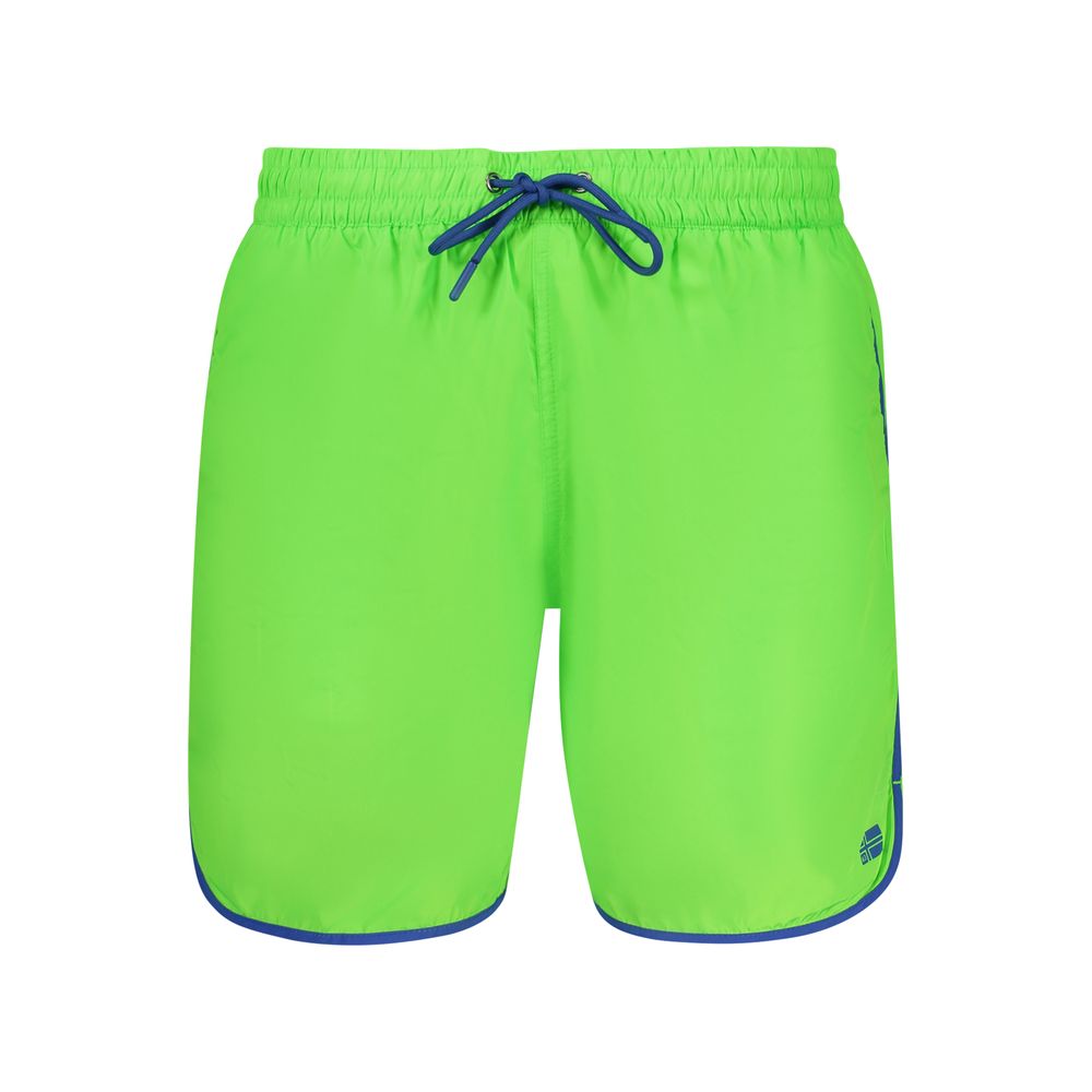 Norway 1963 Verde Poliammide Uomo Swim Boxer