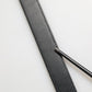 Dolce & Gabbana Black Textured Leather Silver Metal Buckle Men Belt