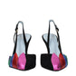Valentino Garavani Black Leather High Heel Pumps