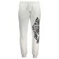 Cavalli Class Bianco Cotton Men Sport Pant