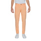 Borghese Orange Cotton Chino Pants