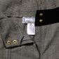 BENCIVENGA Gray Wool Blend Plaid Straight Leg Velvet Waist Pants