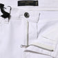 Dolce & Gabbana White Floral Sequined Embroid GIRLY Denim Jeans