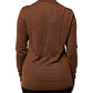 Dolce & Gabbana Brown Cashmere Turtle Neck Pullover Sweater