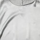 Dolce & Gabbana Gray Silk Satin Floral Lace Long Sleeve Top