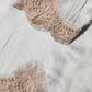 Dolce & Gabbana Gray Silk Satin Floral Lace Long Sleeve Top