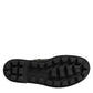 Dolce & Gabbana Black Logo Plaque Mid Calf Biker Boots Shoes