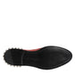 Dolce & Gabbana Red Studded Chelsea Short Ankle Boots Shoes