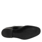 Dolce & Gabbana Black Leather Lace Up Derby Formal Dress Shoes
