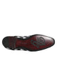 Dolce & Gabbana Dress Black White Sequined Lace Up Derby Shoes
