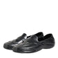 Dolce & Gabbana Black Rubber Slides Low Top Sneakers Shoes