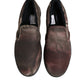 Dolce & Gabbana Multicolor Cotton Low Top Slip On Men Sneakers Shoes