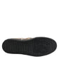 Dolce & Gabbana Beige Cotton Low Top Slip On Sneakers Shoes