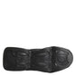 Dolce & Gabbana Black Lace Up Wave Low Top Men Sneaker Shoes