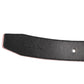 Dolce & Gabbana Pink Leather Perforated Detailing Buckle Belt