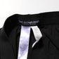 Emporio Armani Black Cotton Blend Logo Waistband Trouser Pants