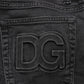 Dolce & Gabbana Dark Gray Cotton Stretch Denim Trouser Jeans