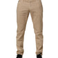 Dolce & Gabbana Beige Cotton Skinny Regular Men Denim Jeans