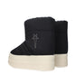 Rick Owens Black Fabric Ankle Boots