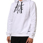 Dolce & Gabbana White Sacred Heart Hooded Sweatshirt Sweater