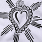 Dolce & Gabbana White Sacred Heart Hooded Sweatshirt Sweater